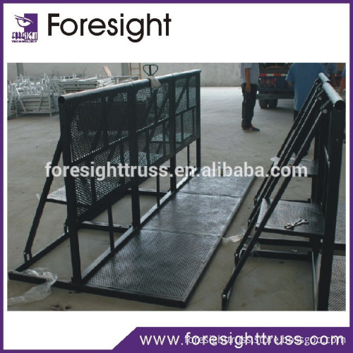 WHOLESALE 1.0*1.25*1.2M aluminum crowd barrier fromFORESIGHT